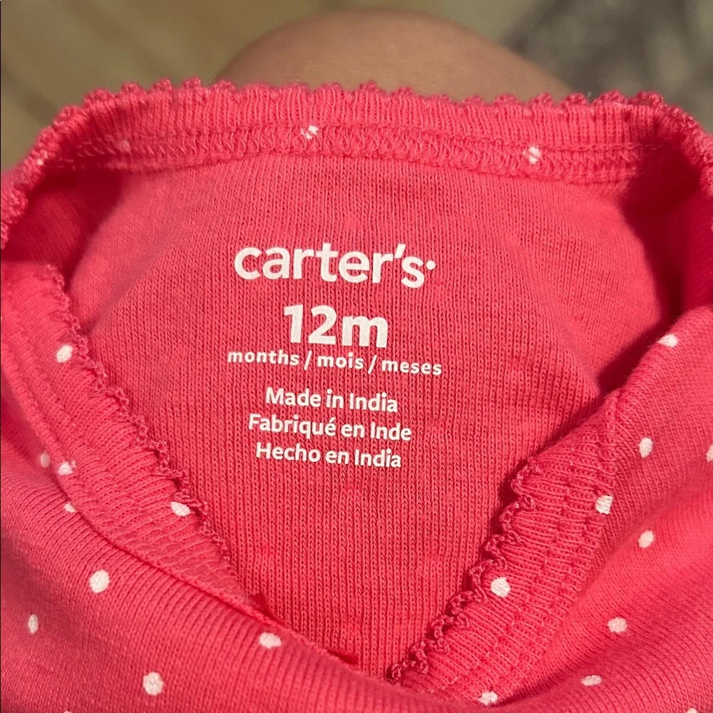 Carter’s Pink Polka Dot Baby One Piece